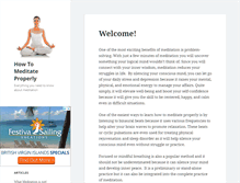 Tablet Screenshot of howtomeditateproperly.org